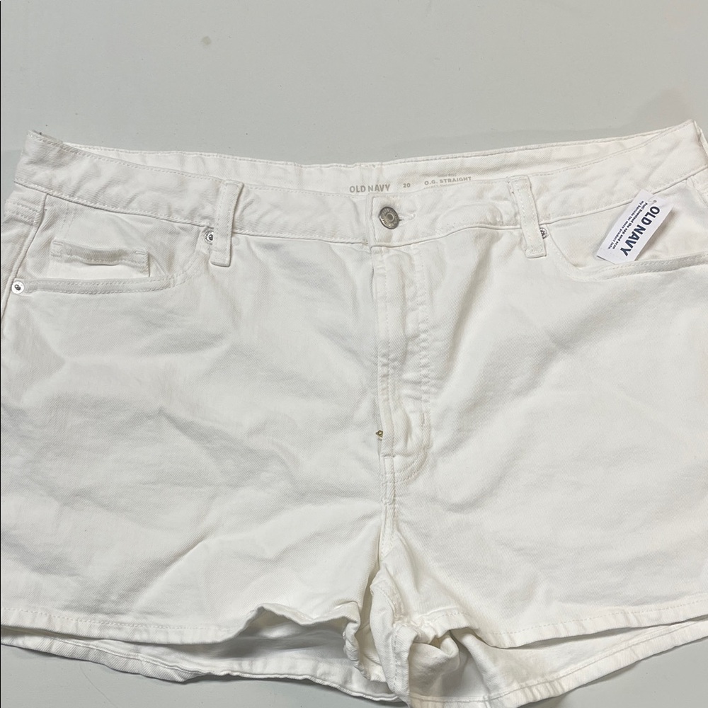 Old Navy Women's Classic White Jean Shorts